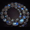 Awesome - AAAA - High Quality So Gorgeous - Rainbow MOONSTONE - Smooth Oval Briolett Amazing Rainbow Blue Fire huge size 5.5x7- 11.5x15 mm - 41 pcs